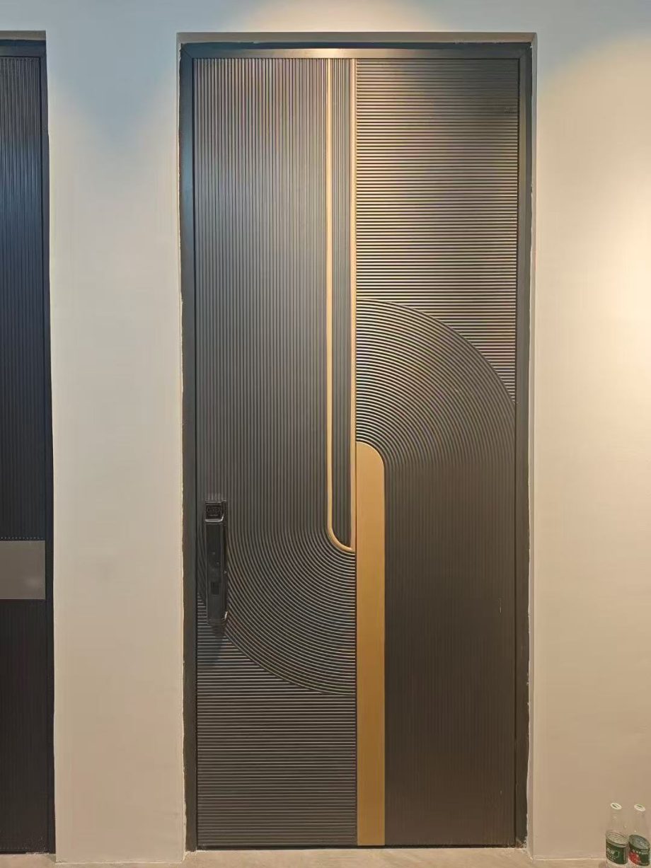 Hinged single door