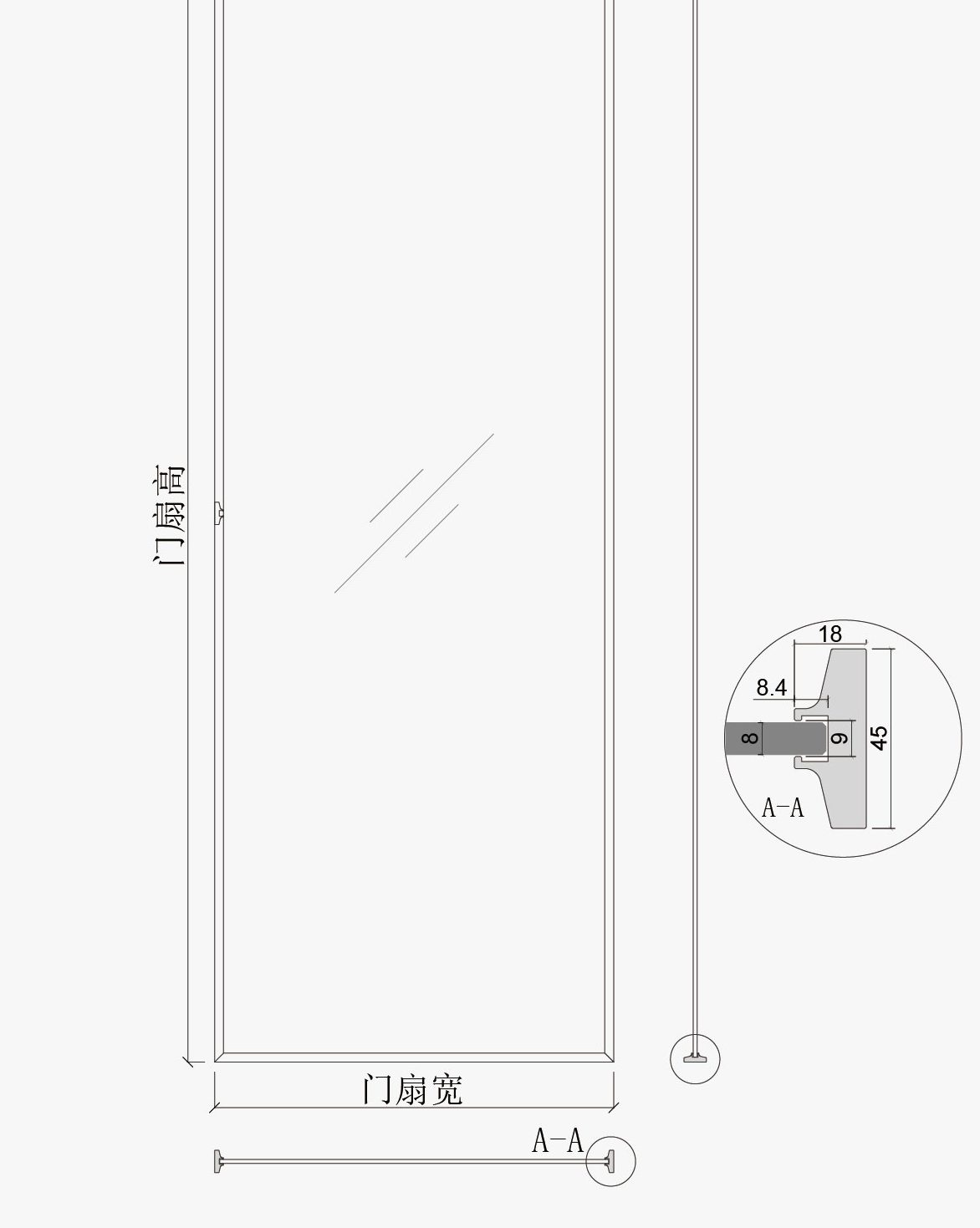 bathroom door side