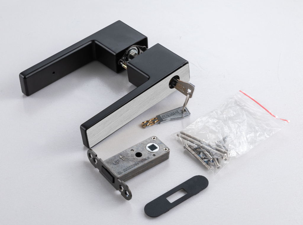 white magnetic lock