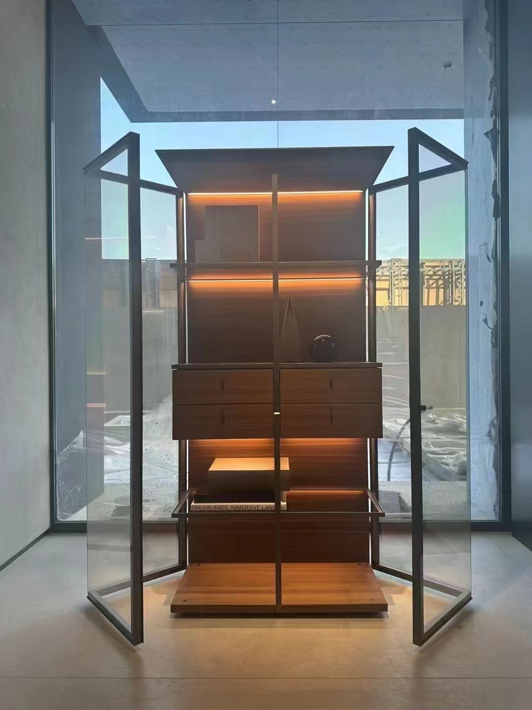 The aircraft cabinet that was exposed by someone’s questioning